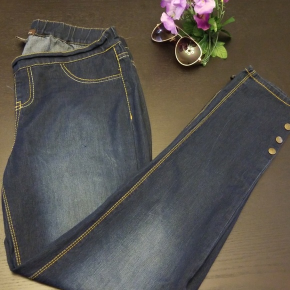 Apollo Jeans Denim - Super cute Dark Stone Wash Denim Jean jeggings